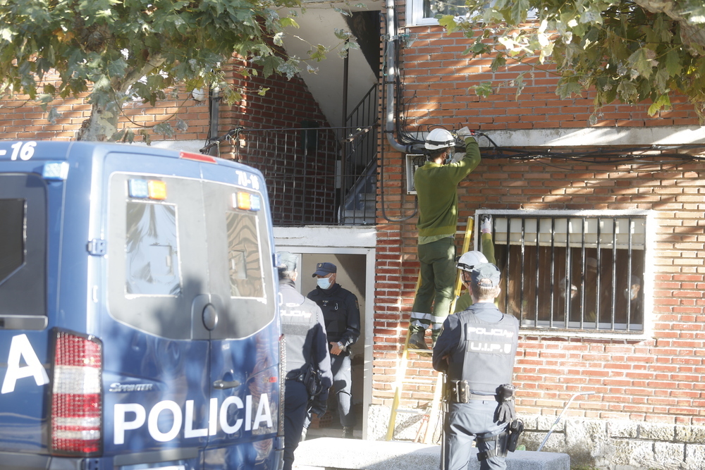 Operación antidroga en el barrio de Las Delicias.