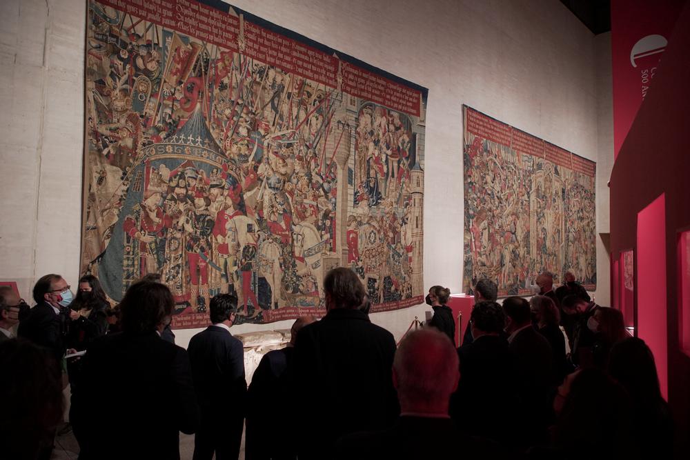 Pase previo de la exposición ‘Comuneros. 500 años’ en las Cortes