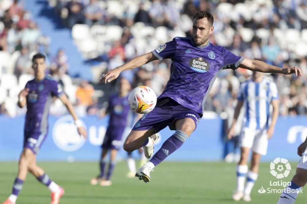 El Real Valladolid se impuso 0-2 en el campo del Leganés.