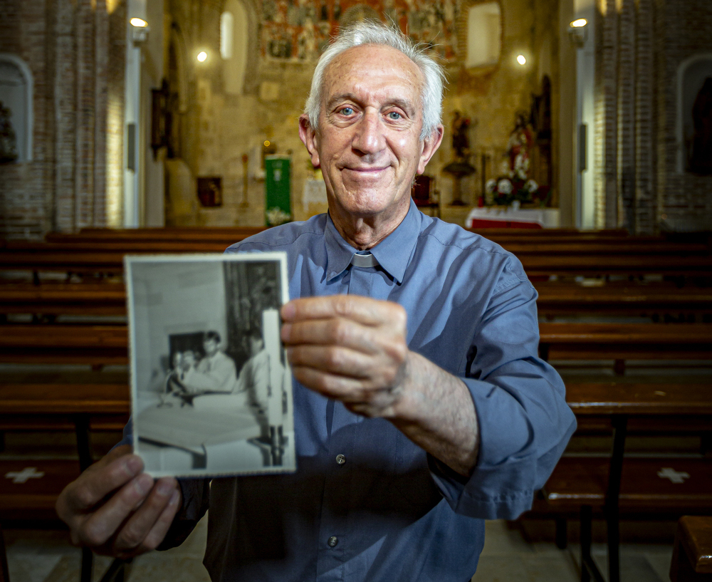 José María Gordo, sacerdote con 50 años de ordenación.