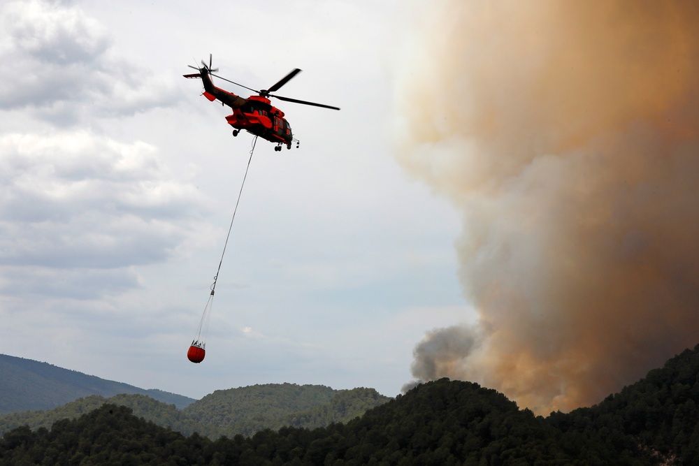 Incendio forestal en Santa Coloma de Queralt (Tarragona)  / SUSANNA SÁEZ