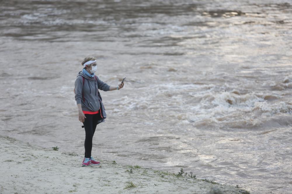 Crecida del río Pisuerga.  / JONATHAN TAJES