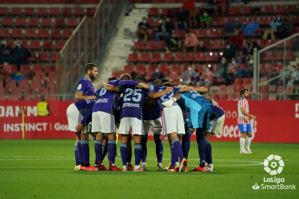 El Valladolid perdió por la mínima en Girona.  / LALIGA