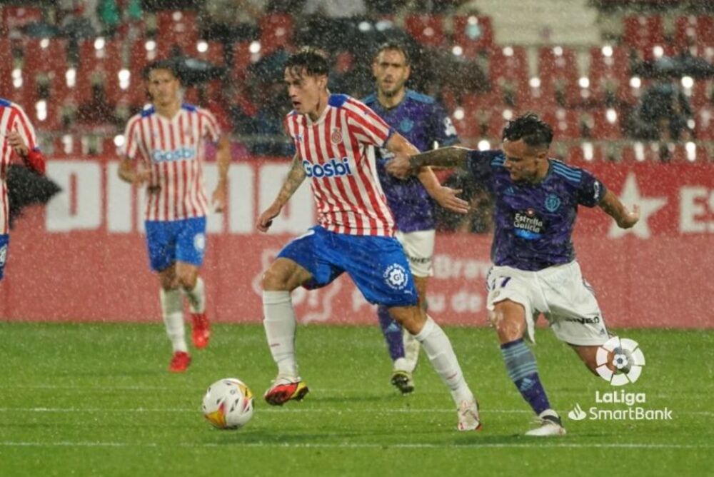 El Valladolid perdió por la mínima en Girona.  / LALIGA