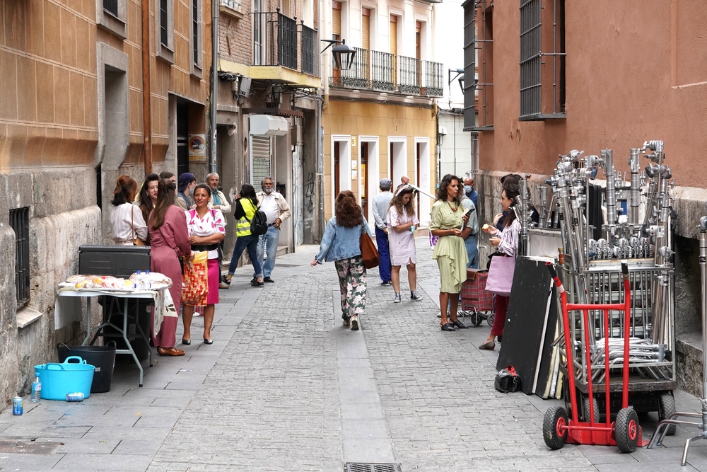 Rodaje de la película 'Voy a pasármelo bien' en Valladolid  / MIRIAM CHACÓN / ICAL