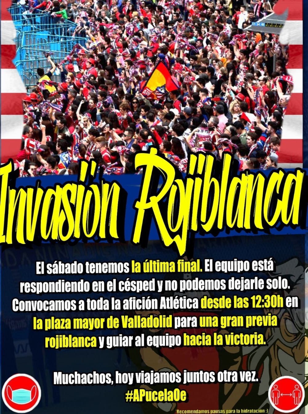 Cartel del Frente Atlético.