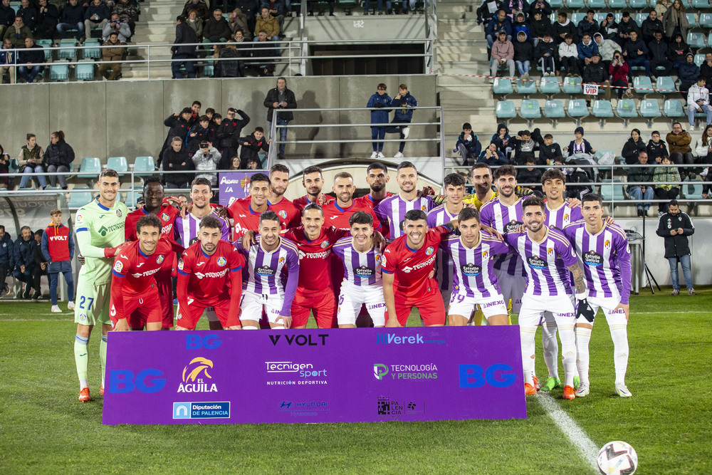 Imágenes del amistoso disputado en Palencia entre el Real Valladolid y el Getafe 