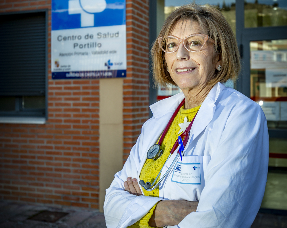 Mercedes Coloma, médico de familia en el centro de salud de Portillo.