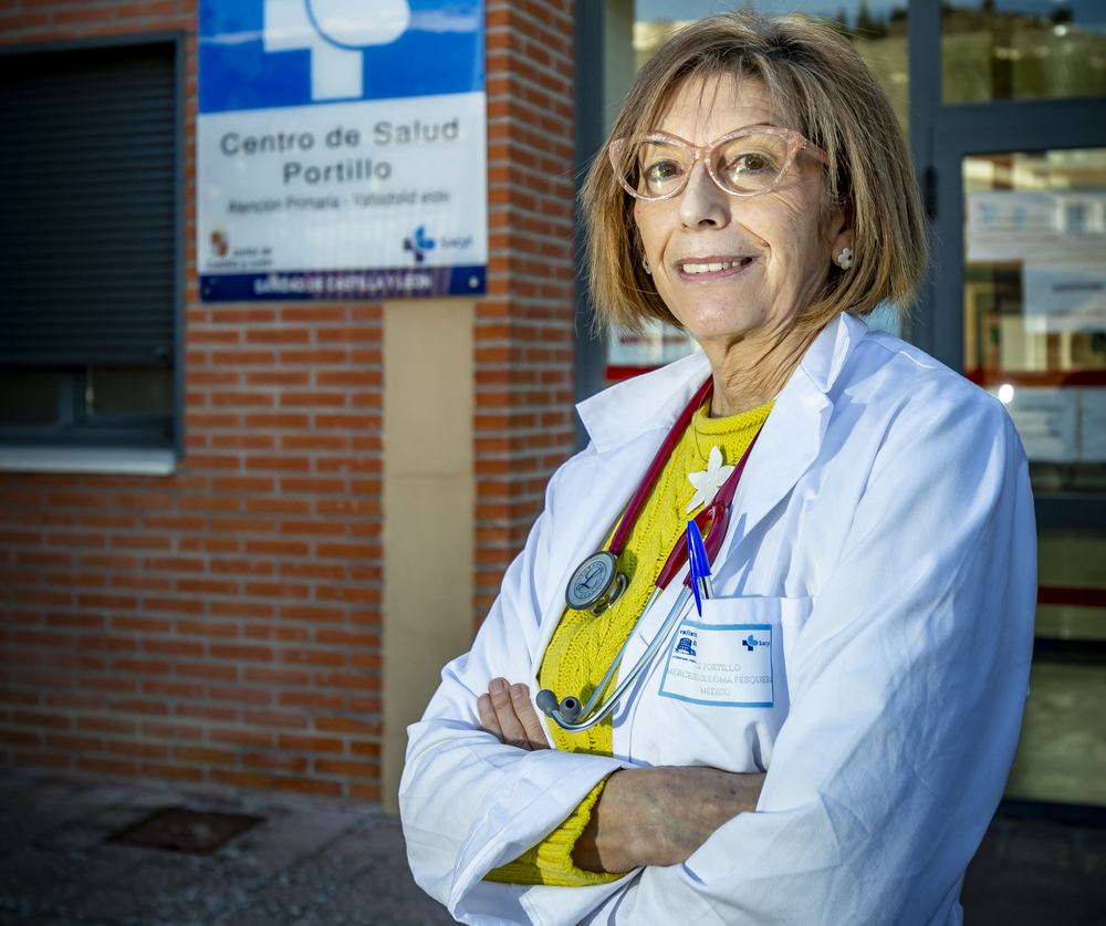 Mercedes Coloma, médico en el centro de salud de Portillo.