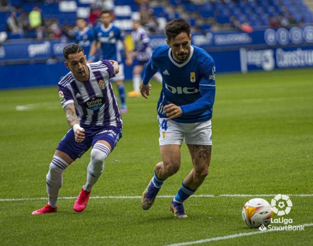 Imágenes del Real Oviedo-Real Valladolid.