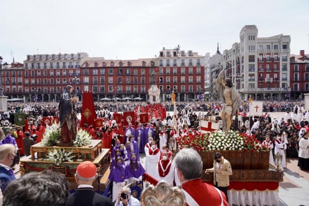 Procesión del encuentro de Jesús Resucitado con la Virgen de la Alegría  / ICAL