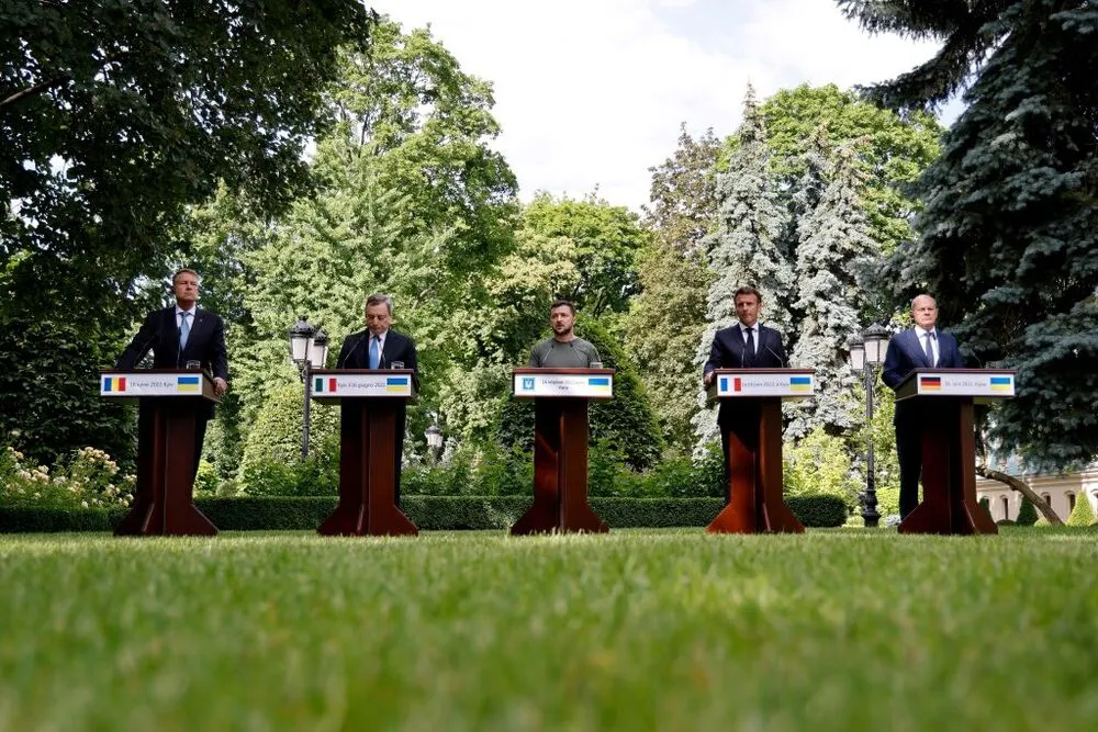 Macron, Scholz y Draghi apoyan la integración europea de Ucrania | Noticias  El Día de Valladolid