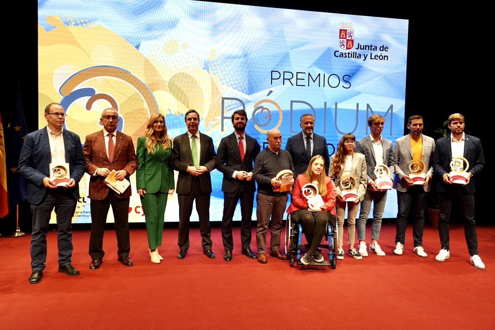 Premios Pódium del Deporte de Castilla y León de 2022.  / LETICIA PÉREZ / ICAL