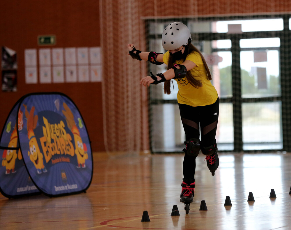 Imágenes de la 4ª jornada de Patinaje de Velocidad de Juegos Escolares.  / MONTSE.ALVAREZ