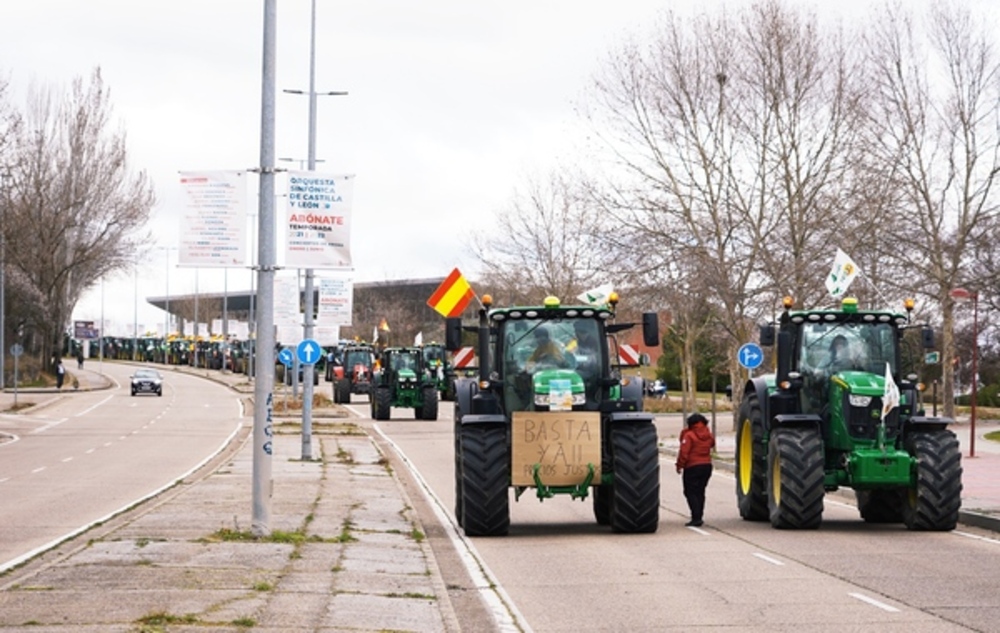 Asaja, UPA y COAG celebran una tractorada para pedir dignidad para el medio rural y unos precios justos  / ICAL.