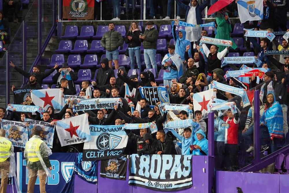 Imágenes del Real Valladolid-Celta.  / EFE