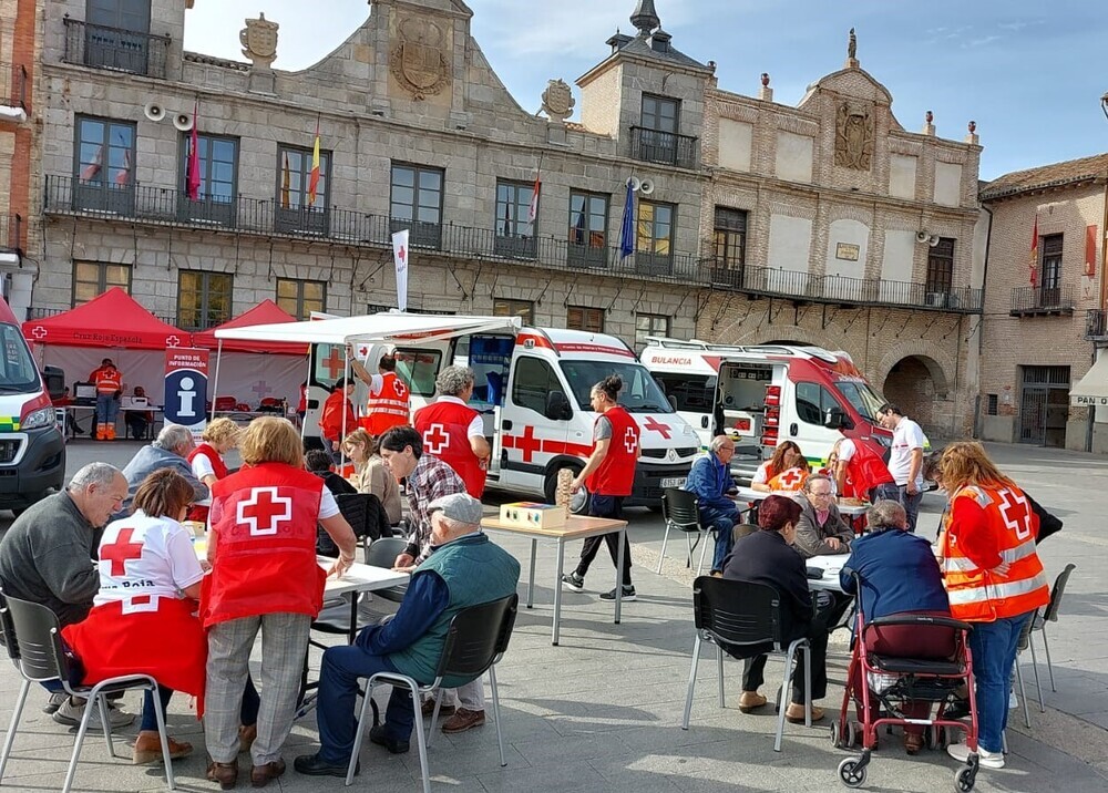 Cruz Roja exhibe en Medina sus equipos de emergencias