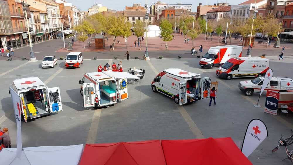 Cruz Roja exhibe en Medina sus equipos de emergencias