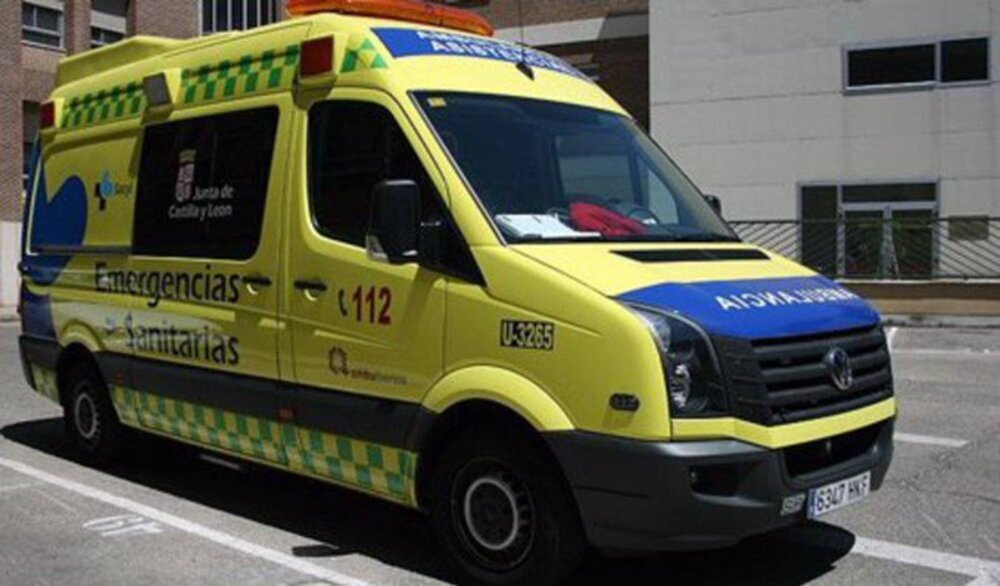 Una ambulancia medicalizada. 