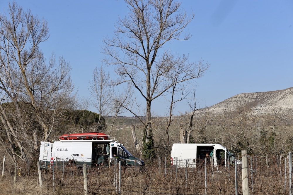 Registro y búsqueda de la mujer desaparecida en Traspinedo (Valladolid)  / LETICIA PÉREZ / ICAL