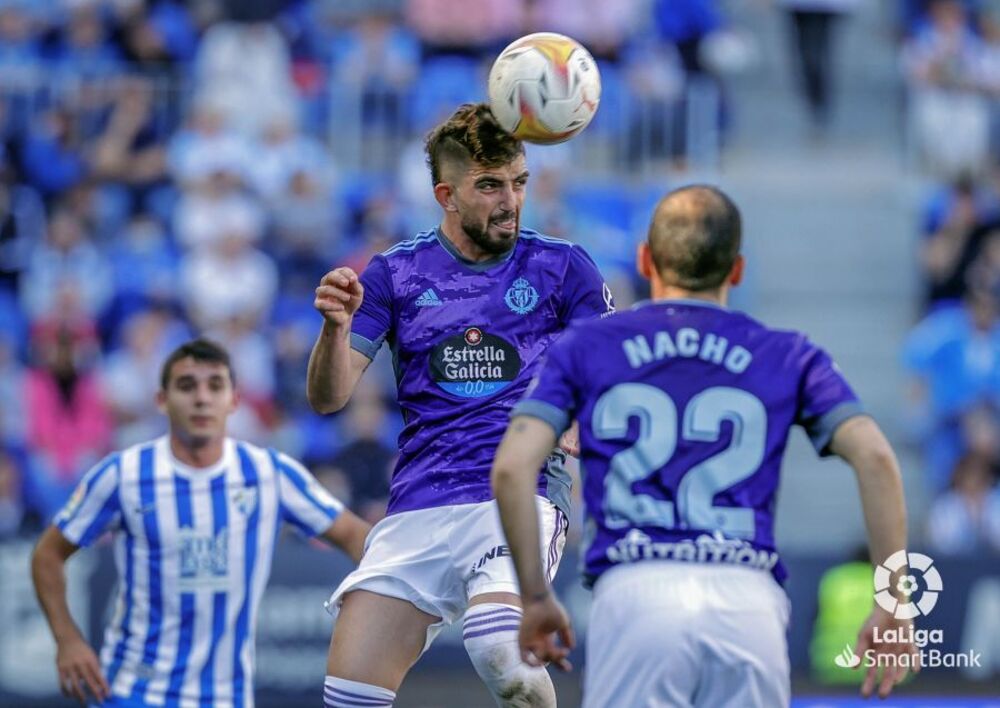 El Valladolid empató en Málaga después de ir perdiendo 2-0.  / LALIGA