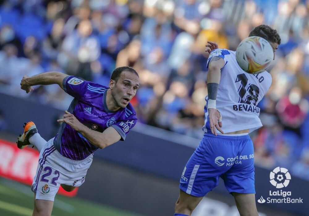 El Valladolid empató en Málaga después de ir perdiendo 2-0.  / LALIGA