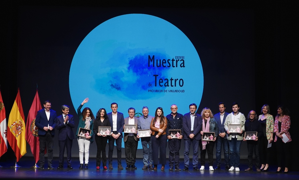Entrega de los premios de la Muestra de Teatro Provincia de Valladolid.
