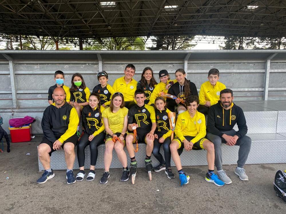 Alonso suma tres bronces en el Nacional de patinaje velocidad