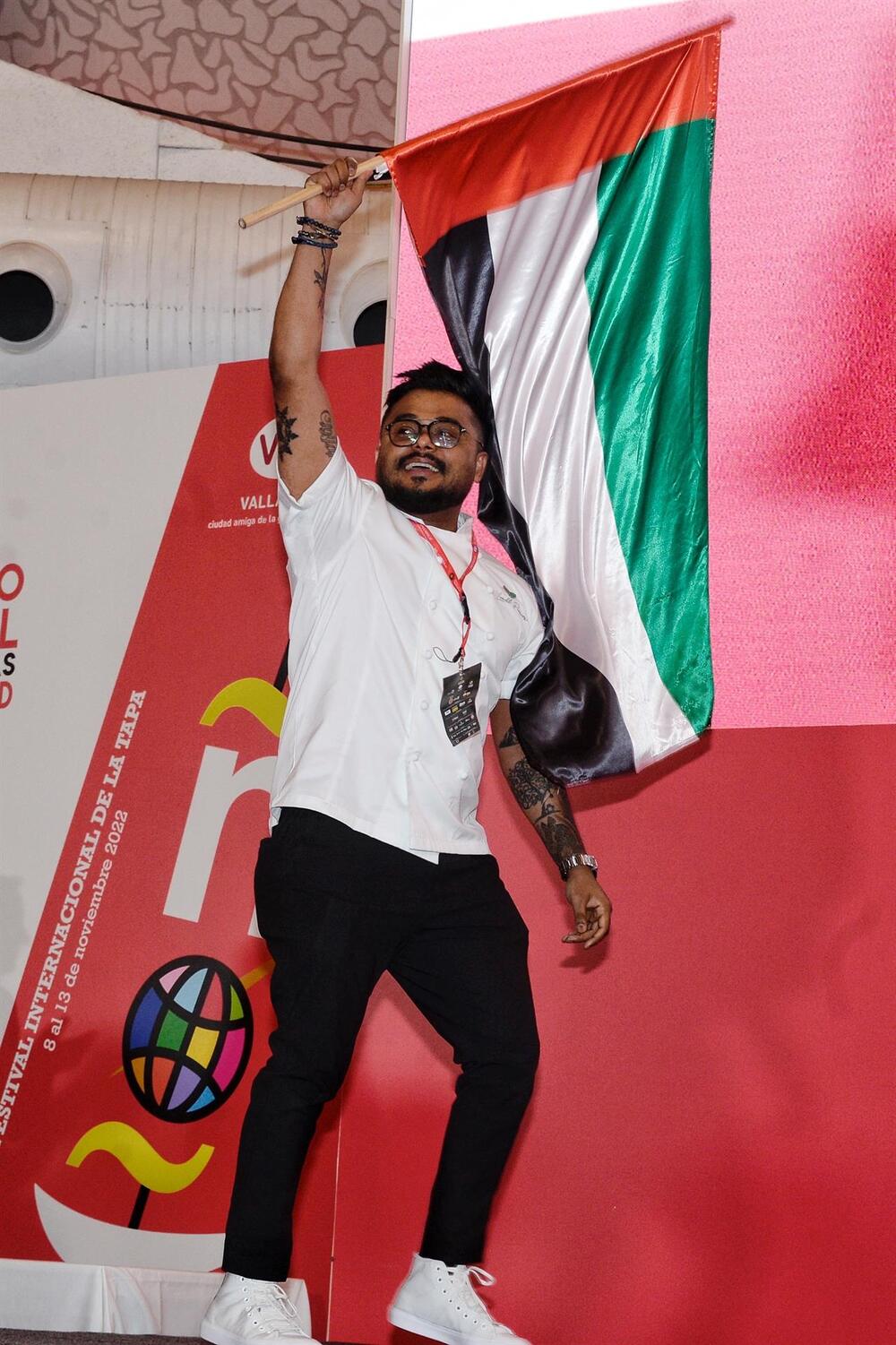 Lendl Pereira, del Hyatt Centric de los Emiratos Árabes, ganador del Concurso Mundial de Pinchos.