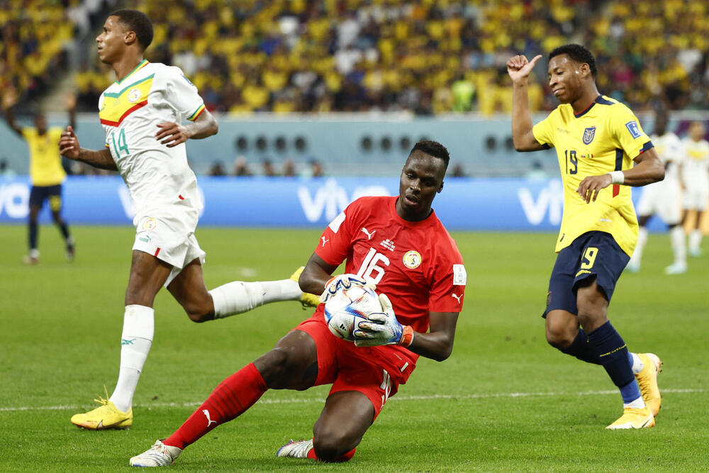 Plata, en el duelo entre Ecuador y Senegal.