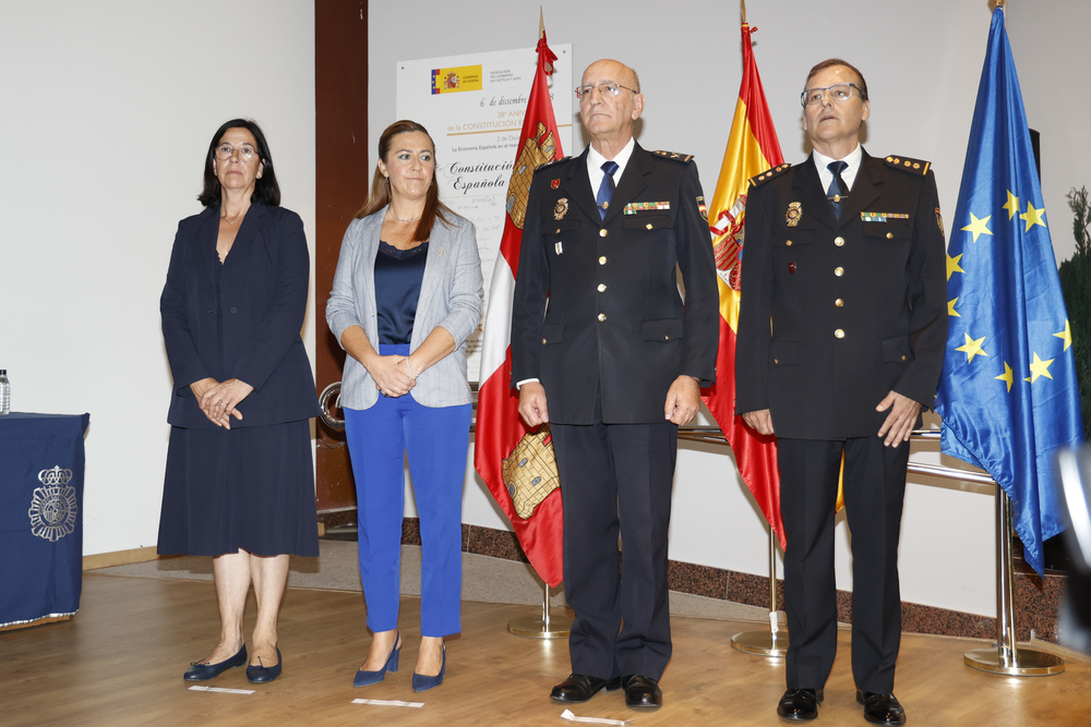 Acto de toma de posesión del nuevo jefe de la Comisaría Provincial de Valladolid