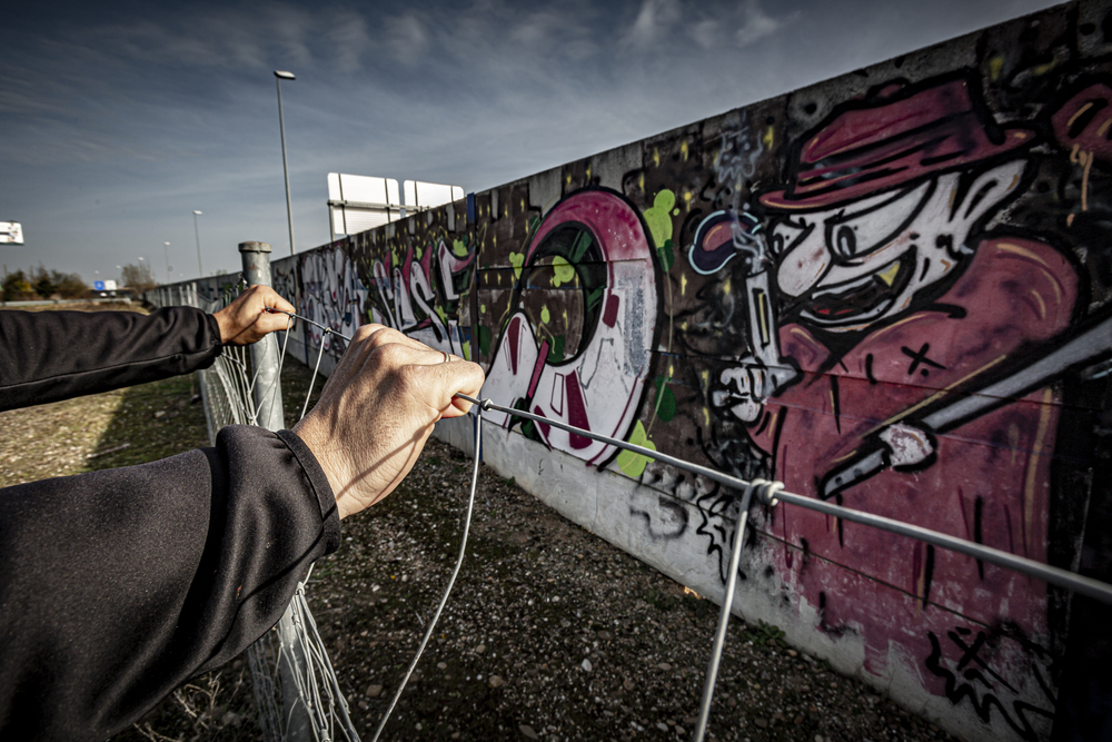 Unidad de la policía local antivandalismo especializada en grafiti  / JONATHAN TAJES