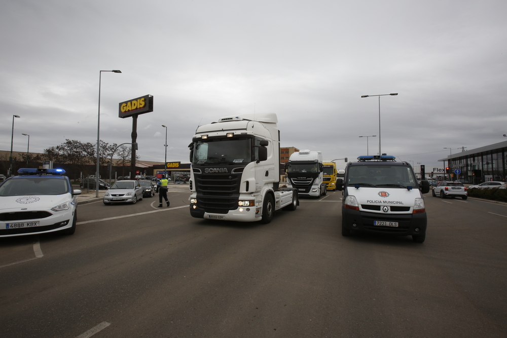 Protesta de camioneros  / JONATHAN TAJES