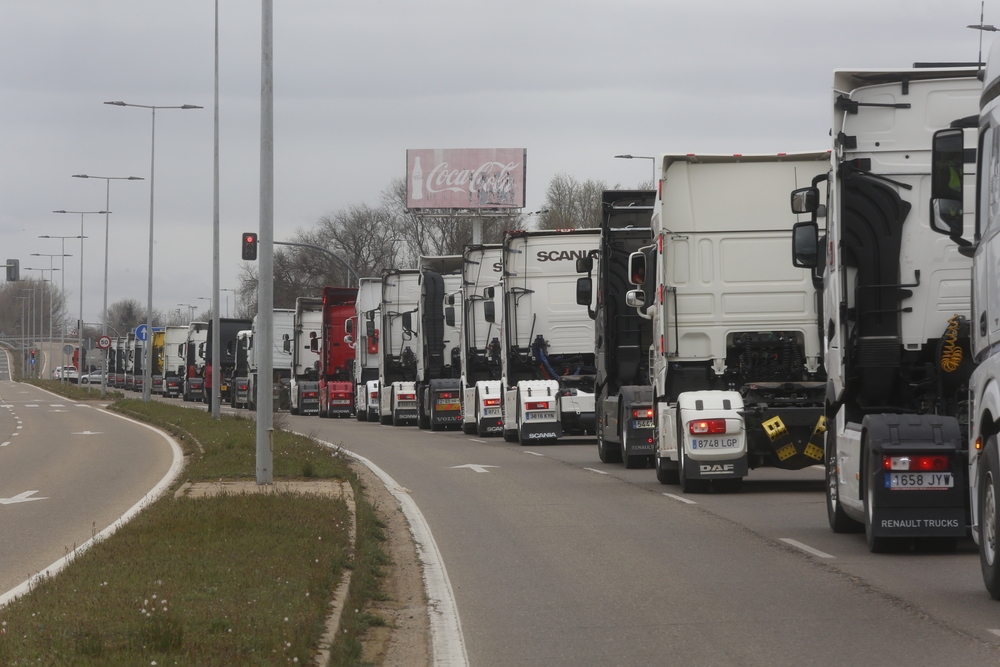 Protesta de camioneros  / JONATHAN TAJES