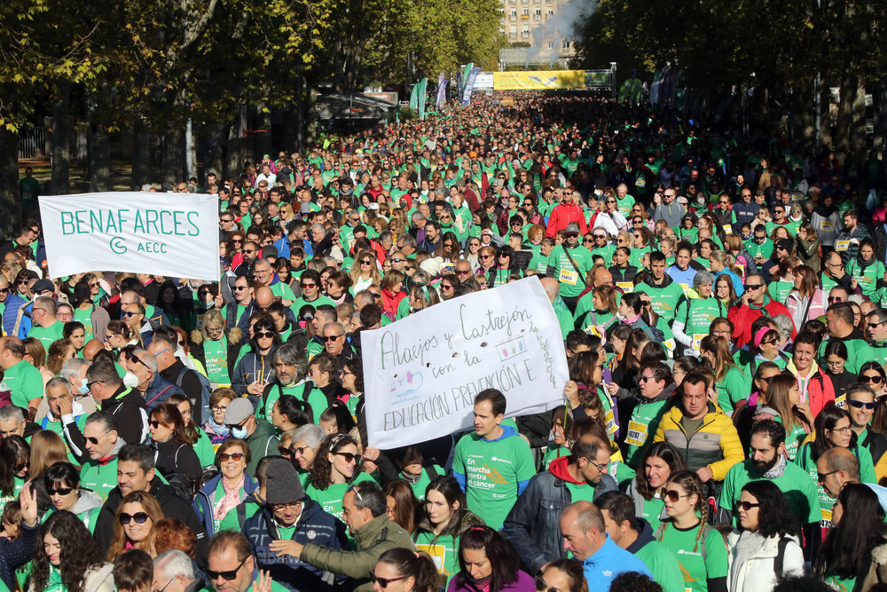 Imágenes de la XI Marcha 'Valladolid contra el cáncer'.  / RUBN CACHO ICAL