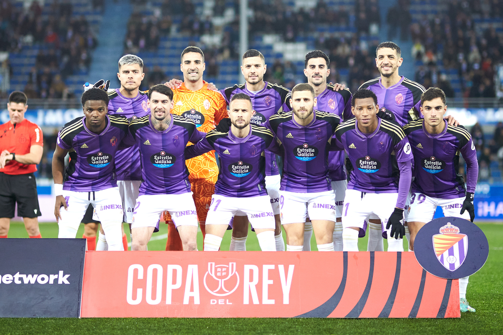 Imagen del Alavés-Real Valladolid de Copa del Rey.  / AFP7 VÍA EUROPA PRESS
