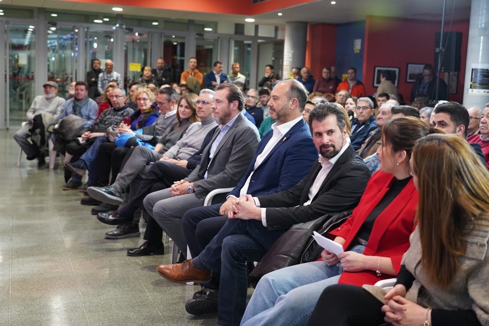 Imagen de la presentación del candidato del PSOE a la Alcaldía de Tudela de Duero.