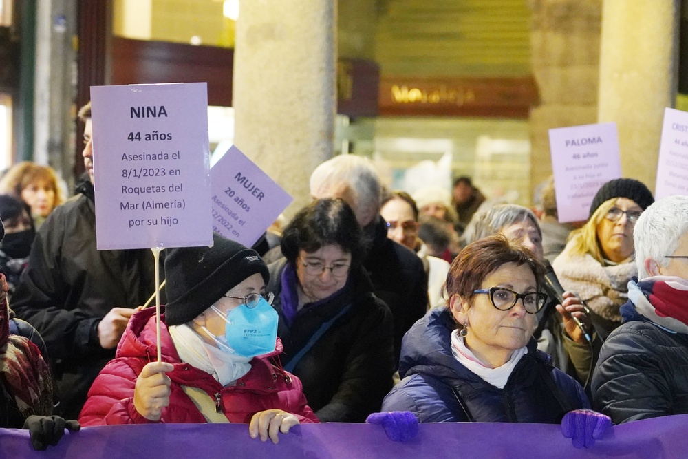 Manifestación en Valladolid contra de la violencia machista  / RUBÉN CACHO / ICAL