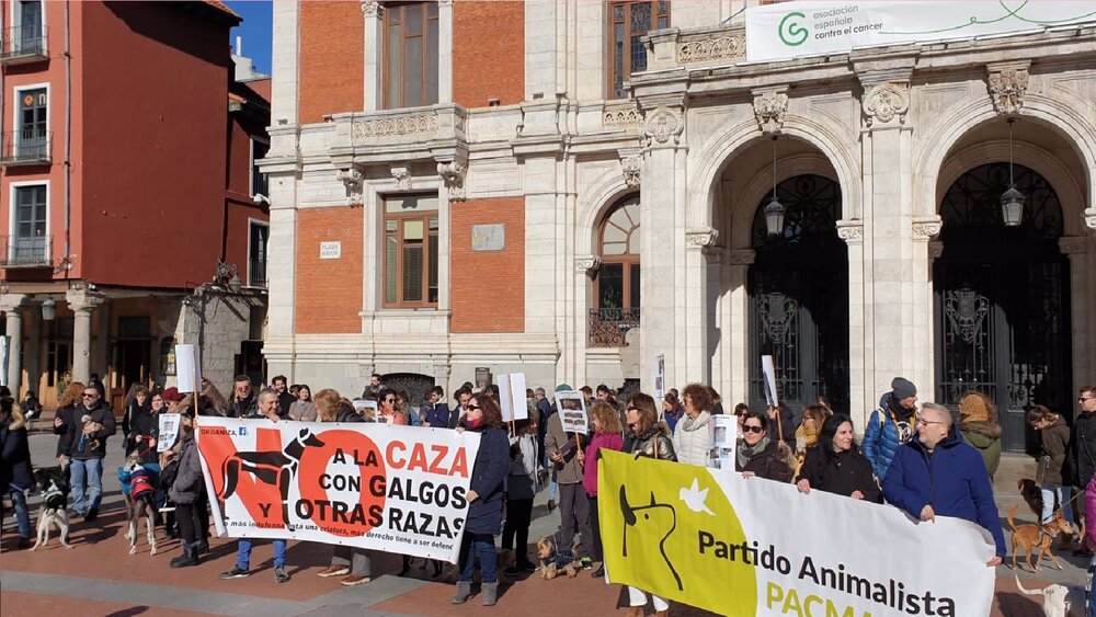 Manifestación de la plataforma 'No a la Caza'.  / E. PRESS