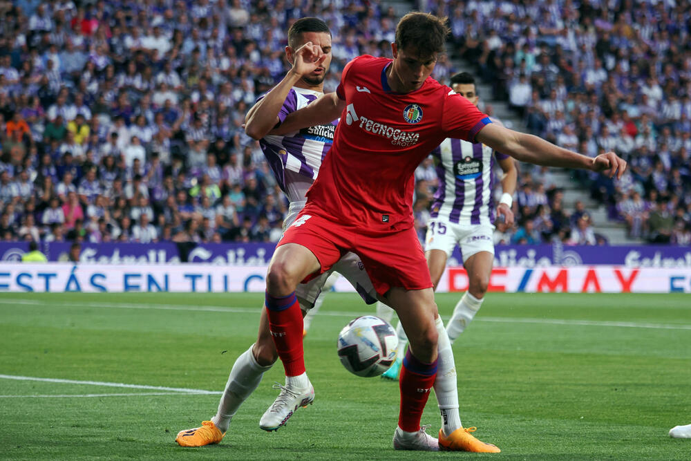 Imagen del Real Valladolid-Getafe.  / EFE