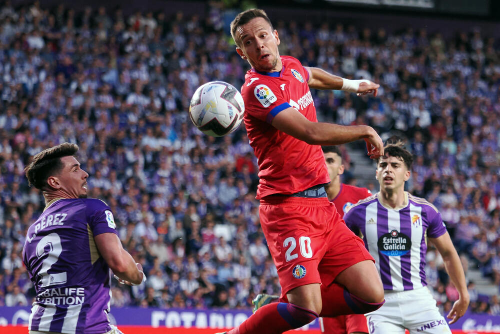 Imagen del Real Valladolid-Getafe.  / EFE