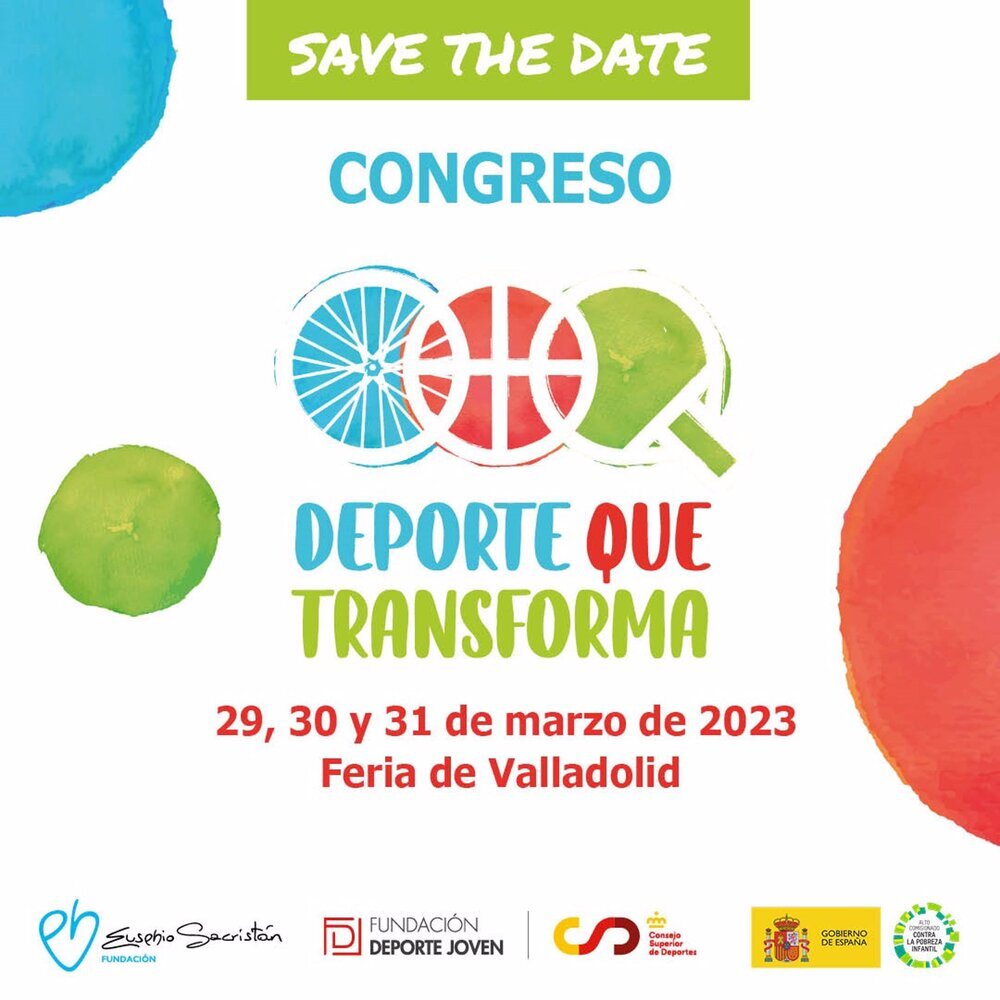 La Feria de Valladolid acogerá, del 29 al 31 de marzo, el Congreso Deporte que Transforma.