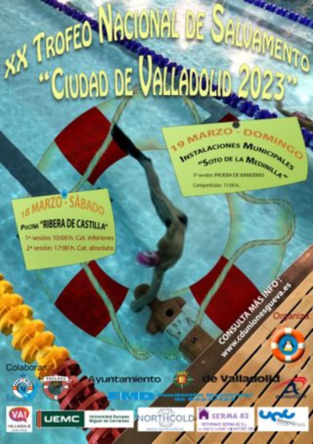 El Trofeo Ciudad de Valladolid reunirá a 400 socorristas