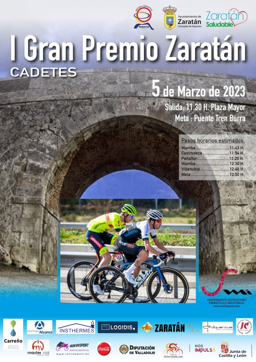 Laguna y Zaratán citan al ciclismo nacional cadete
