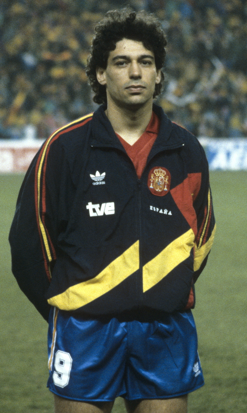 Goyo Fonseca, con la selección española en el amistoso en el José Zorrilla ante Estados Unidos en 1992.