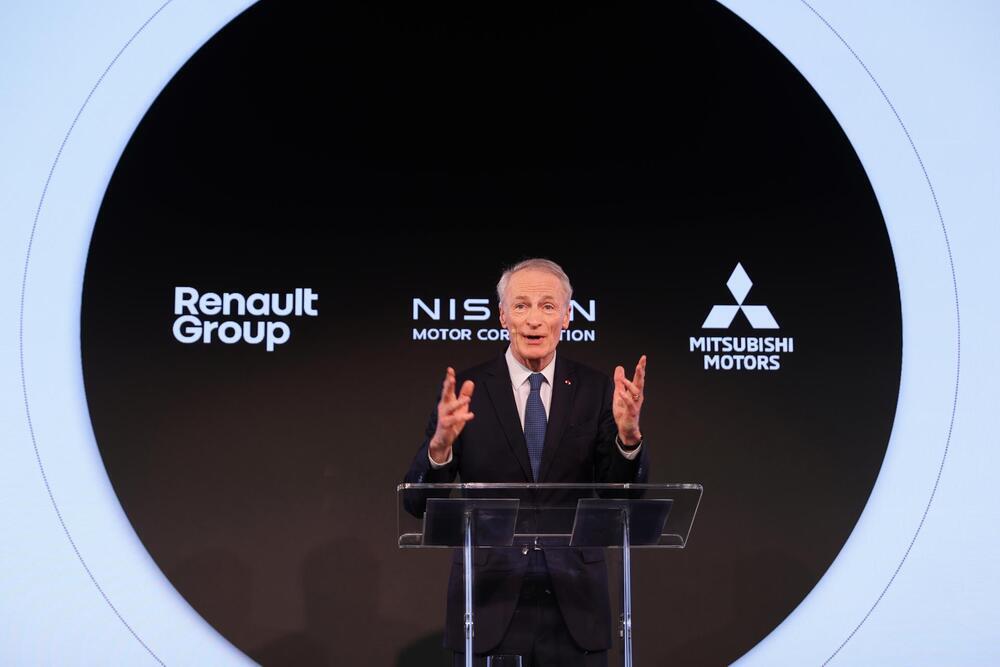 Rueda de prensa de la alianza Renault-Nissan-Mitsubishi.