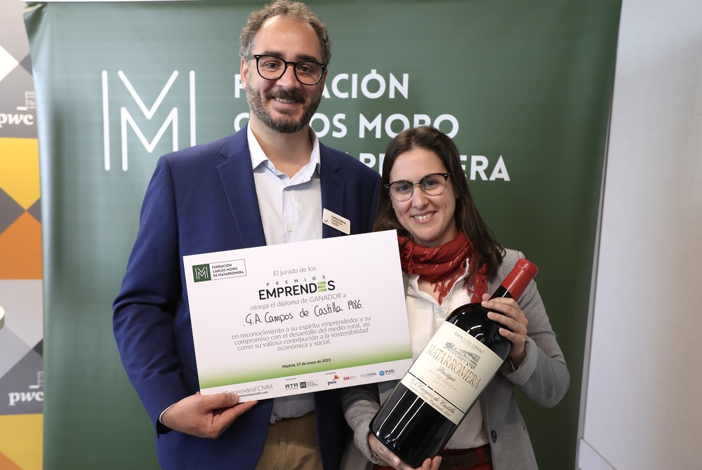 Entrega de los Premios Emprendes, organizados por la Fundación Carlos Moro de Matarromera y ATA, para reconocer a los trabajadores autónomos que contribuyan al desarrollo económico en las zonas rurales de España.  / JUAN LÁZARO / ICAL