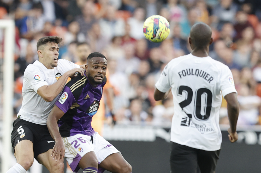 Larin, en el Valencia CF - Real Valladolid.  / EFE