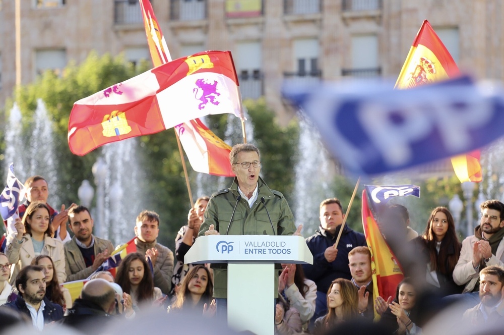 El PP de Castilla y León abre la campaña electoral en Valladolid.  / LETICIA PREZ ICAL