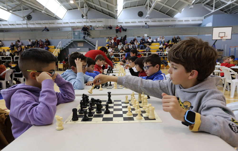 Imagen de la tercera jornada del Campeonato Escolar de Ajedrez.  / MONTSE.ALVAREZ